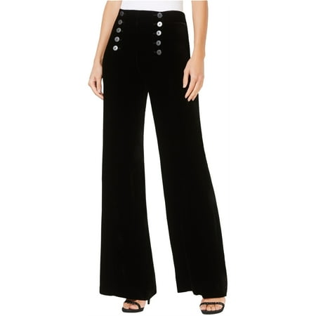 Nanette Lepore Womens Sailor Casual Wide Leg Pants Black 4