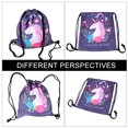 thumbnail image 2 of MasteelfCA 1 Pce Sacs à Cordon d'Impression Licorne 3D Pochettes de Rangement Mode Sac à Dos Sacs de Rangement de Voyage Sac à Dos, 2 of 8