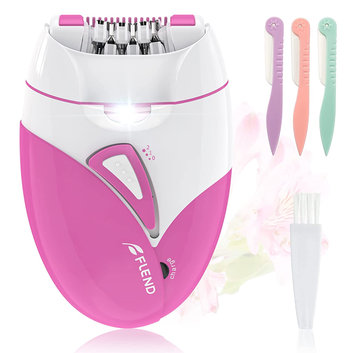 Flend Epilator for Women, Facial Hair Mini Epilator for Body, Portable