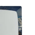 thumbnail image 2 of Ambesonne Scenery Fitted Sheet, River Snowy Mountain, Twin Size, White Blue Yellow, 2 of 2