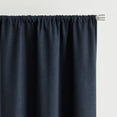 thumbnail image 4 of (3 pack) Mainstays Twill Blackout and Voile Rod Pocket Curtains, Set of 4, Blue Cove, 27.5" W x 63" L, 4 of 13
