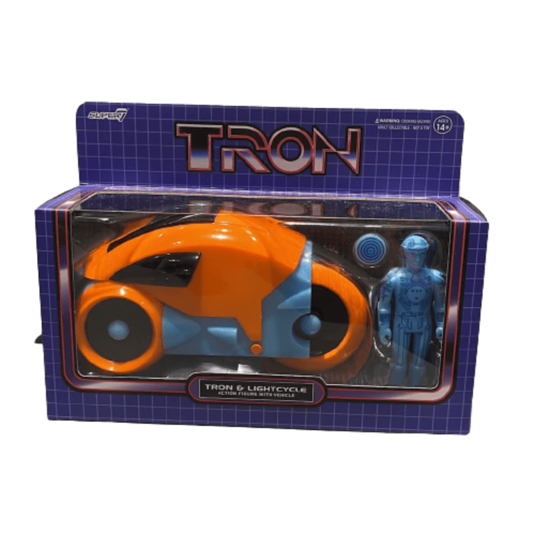 TRON (Disney)リアルアクションヒーローズ　LIGHTCYCLE　新品 Disney Parks 2023 Tron Lightcycle Run Tron and Lightcycle Action