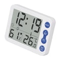 thumbnail image 2 of Medidor Digital De Temperatura Y Humedad, Indicador De Temperatura Configuración De Tiempo Pantalla HD Grande Para Habitaciones De Bebés, 2 of 8