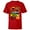 Red, variant on Disney and Pixar’s Cars Race Time Lightning McQueen Racing - Short Sleeve T-Shirt for Kids - Customized-Royal