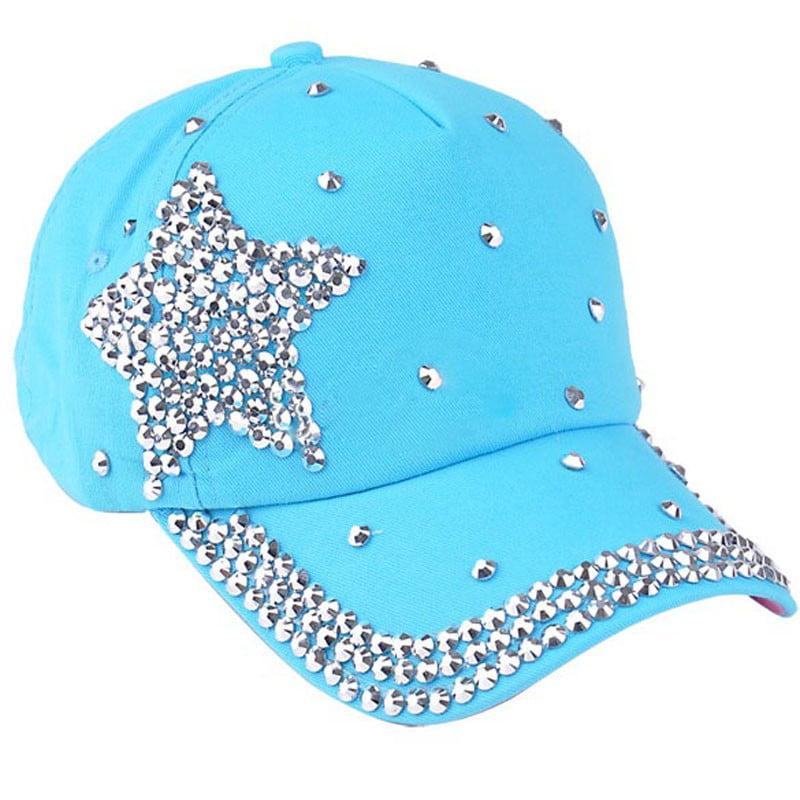 Colorful Galaxy Bling Bling Stars Youth Adjustable Mesh Hats Baseball Trucker Cap for Boys and Girls 