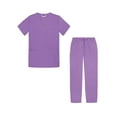 thumbnail image 1 of Sivvan Unisex Classic Scrub Set V-neck Top/Drawstring Pants Available in 12 Solid Colors, 1 of 4