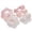 gradient pink, variant on 6pcs Baby Bibs Rotate Soft Baby Bandana Muslin Drool Bibs Petal Bibs Burp Gauze Cloth Absorbent Bibs for Boys Girls