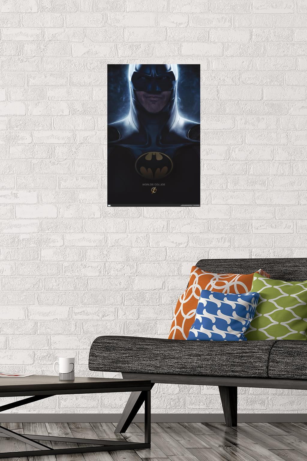 DC Comics Movie The Flash - Batman One Sheet Wall Poster, 14.725" x 22.375"