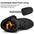 thumbnail image 4 of Ecetana Men's Snow Boots Faux Fur Warm Snow Boots Lightweight Anti-slip Waterproof Winter Boots, 4 of 6