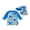 Blue, variant on BemeyourBBs Newborn Baby Boy Girl One Piece Swimsuit With Sun Hat Infant Bathing Suit Rash Guard Sea Animal Octopus Print Long Sleeve Zipper Swimwear Summer Beachwear