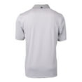 thumbnail image 3 of Men's-Cutter & Buck  Gray/White Georgia Tech Yellow Jackets DryTec Virtue Eco Pique Recycled Polo, 3 of 3