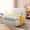 White, variant on 32" Teddy Plush Frameless Lounge Chair, Boneless Single Sofa 330 Lbs for Bedroom Dorm Living Room