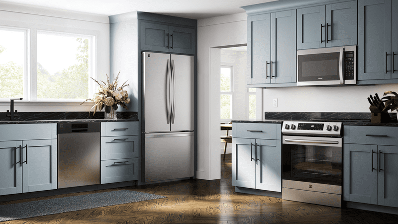 Kenmore 5.6 cu. ft. Front-Control 4 Induction Element Electric Range Stove with Dual Ring Elements, Self-Clean Oven, Precision Set Controls