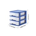 thumbnail image 3 of YIMWNYI Cabinet Drawer Storage Organizer, Plastic Desktop Drawer, Office Desk Storage Rack, Drawer Style Storage Box, File Organizer for Home, Sturdy and Wear-Resistant, Ideal for Small Items, 3 of 7