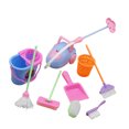 thumbnail image 2 of Tholdsy Kit de juguetes de simulación para niños, herramientas de artificiales, cepillo de fregona para el hogar, cubeta de vacío, juego de 9 Type3 NO3 Tholdsy FN000389-01, 2 of 6