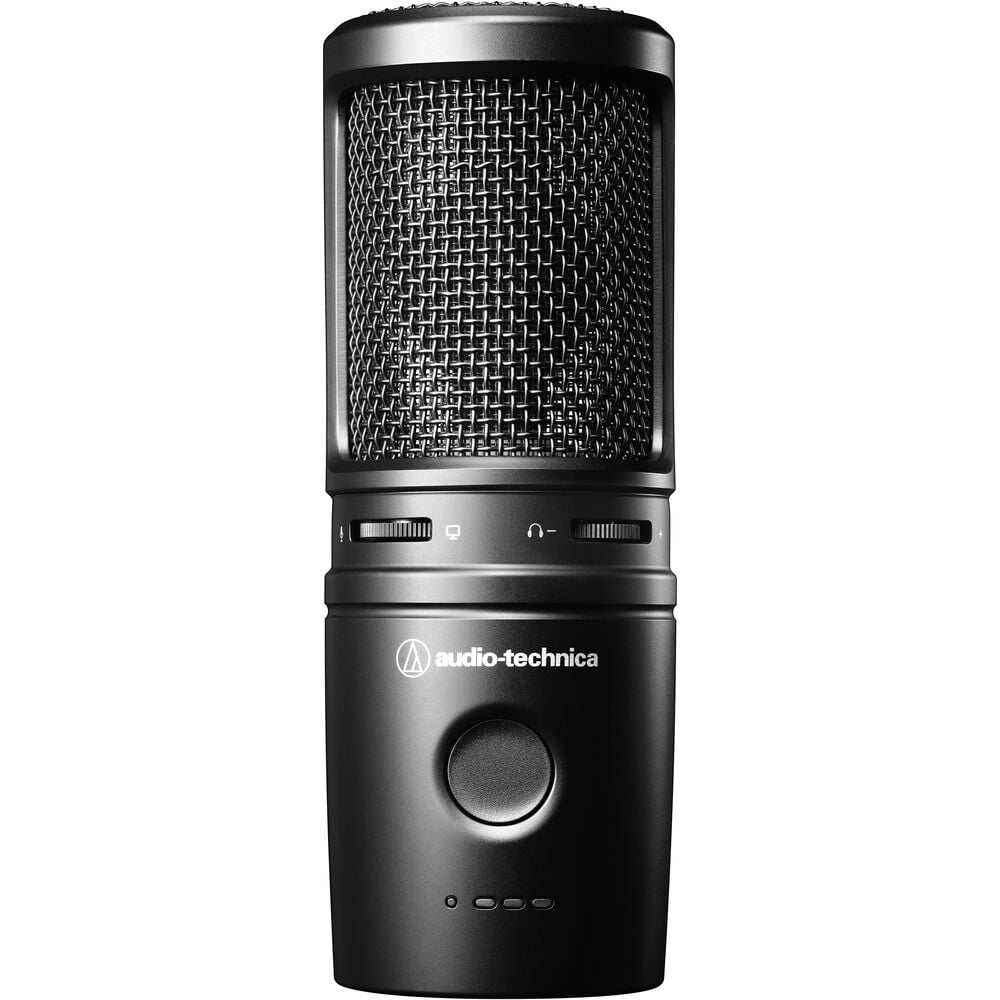 Audio-Technica AT2020USB-XP Cardioid Condenser USB Microphone + PodMaster BOOM Broadcast / Podcast Boom Arm Mic Stand + Microfiber Cleaning Cloth + Goby Labs Microphone cleaner