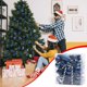 thumbnail image 5 of 40pcs Christmas Ball Set, Christmas Tree Window Display, Shopping Mall Decoration Pendant, Holiday Ornament, Festive Home Decor, Foldable Stand, Metal Frame, for Office, 5 of 8