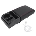 thumbnail image 2 of Pour SUVs Camions Console Centrale Housse d'Accoudoir Longueur Réglable Port de Charge USB Porte-Gobelet Rallonge, 2 of 7