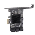thumbnail image 1 of Carte PCIE Intégrée PCI-E 1X Interface 8xSATA3.0 Interfaces de Sortie Cartes d'Extension pour 10, 1 of 7