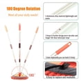 thumbnail image 4 of Kit de cepillos y fregonas para lavado de autos GreatCool 62 con mango largo, color naranja, 4 of 6