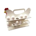 thumbnail image 1 of Bewildely Portahuevos de Estantes de almacenamiento de huevos creativos Rejilla de huevos extraíble Estante de huevos portátil Estante de huevos Almacenamiento y organización del hogar Bewildely HA012959-00, 1 of 1