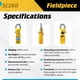 thumbnail image 3 of Multímetro con pinza Fieldpiece SC260 True RMS con temperatura, 3 of 6