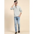 thumbnail image 6 of SKAVIJ Men’s Handloom Cotton Henley Casual Long Sleeve Wooden Loop Button Casual Summer Yoga Outfits, 6 of 6