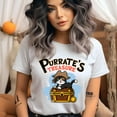 thumbnail image 3 of Purrate’s Treasure Pirate Cat Shirt for Adults, Funny Kitty Treasure Tee, Heliconia, Size XL, 3 of 6