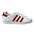 thumbnail image 1 of Adi-das Originals Superstar Cloud White Scarlett Shoes IG9367 Men's Sz 9.5 - 11.5, 1 of 6