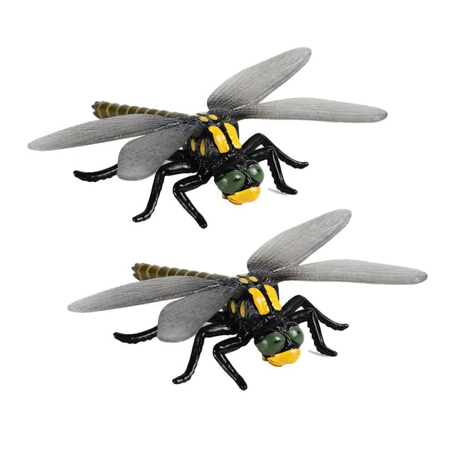 Simulation Animal Insect Model Childrens Static Dragonfly Plastic Decoration Toy Micro Ornaments Landscape