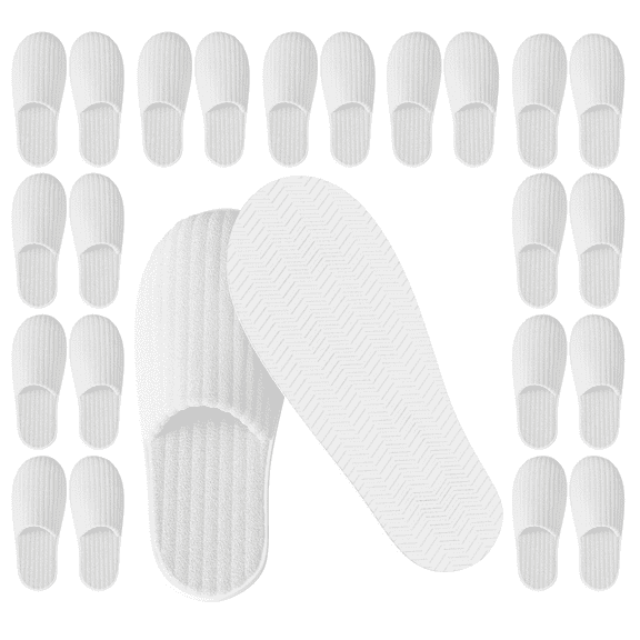 12 Pairs Spa Slippers, Non Slip Disposable Slippers For Guest, Washable Reusable, Which Can Be Used As Women Men, House, Indoor, Bathroom, Bedroom, Hotel, Bride Slippers
