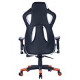 thumbnail image 3 of ViscoLogic PHOENIX Haut-Dos Sport Style Pivotant Réglable Inclinable Maison Bureau Ordinateur Chaise de Jeu (Noir-Orange-Blanc), 3 of 8