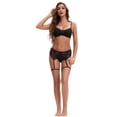 thumbnail image 5 of DARING DIVA Women's Adjustable Straps Lace Garter Belt 3XL Black, 5 of 6