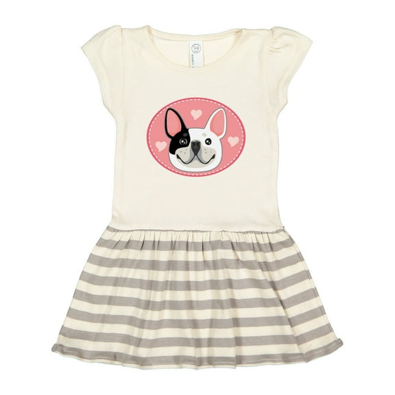 Inktastic French Bulldog Dog Gift Toddler Girl Dress