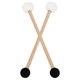 thumbnail image 4 of Felt Rubber Bass Drum Mallet Double-Ended Drum Stick 2Pcs Set, 4 of 5