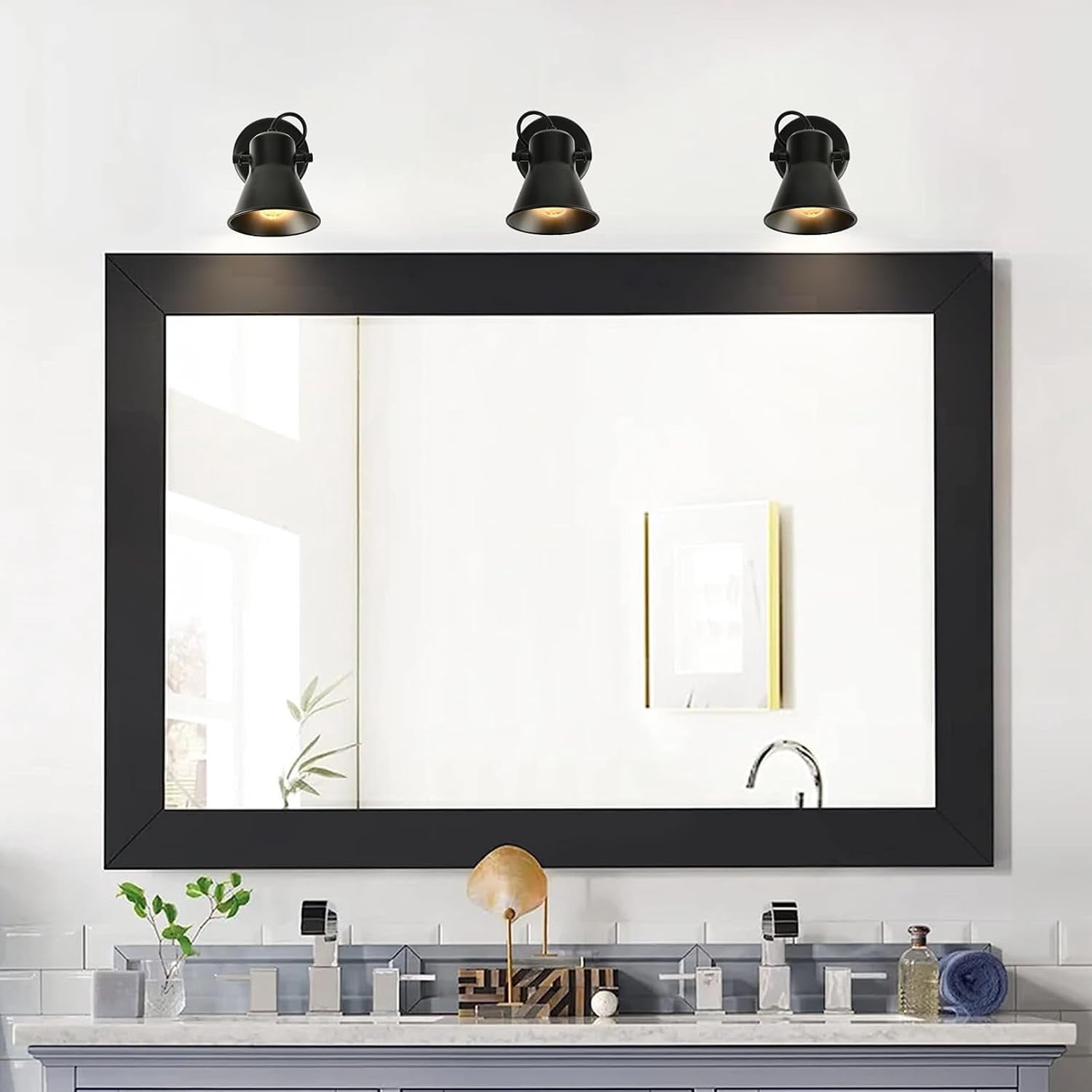 KEESFU 2-Pack Industrial Mini Track Lighting, Black Ceiling Spotlight with 350° Rotatable Head, Modern Adjustable Ceiling Mount Fixture for Bedroom Living Room Hallway
