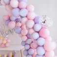 thumbnail image 4 of 200 piezas de globo morado pastel de 5 pulgadas, mini globo de látex macarrón y suministros para fiestas de globos para decoración de cumpleaños, ceremonias de fiesta, bodas, 4 of 5