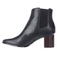 thumbnail image 4 of Womens Calvin Klein Felda Block Heel Ankle Boots - Black, 4 of 6