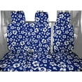 thumbnail image 2 of CalTrend Rear 60/40 Split Back & Solid Cushion NeoSupreme Seat Covers for 2012-2012 Chevy/GMC Colorado|Canyon - CV501-34NA Hawaii Blue Insert and Trim, 2 of 3