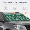 thumbnail image 4 of Balery Christmas Trees Sun Shield 2 Pack For Car Front Windows Foldable Sun Visor Protector Blocks Max Uv Rays And Keeps Your Vehicle Cool For Most Sedans Suv Truck, 4 of 7