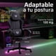 thumbnail image 3 of Silla Gamer BALAM RUSH FORCE MAX Z3 Ergonomica Reclinable 135° 120Kg Piston Clase 3 Negro BR-940634, 3 of 7