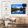 thumbnail image 5 of Elephant Stock Mount Shasta Heart Lake Wall Art - Horizontal Canvas Wall Art - Living Room Wall Decor - Nature Canvas - Blue And Green Decor - 24" x 16", 5 of 8