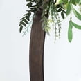 thumbnail image 2 of Efavormart 7.4ft Dark Brown Wood DIY Round Wedding Arch Backdrop Stand, Rustic Photo Backdrop Stand, 2 of 10