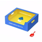 Transemion And Hygiene Katzenklo Offen For Cat S Needs Litter Splashing Katzenstreu Eimer blue,carton box eaves- L-spade