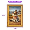 thumbnail image 5 of Welcome Fall Western Cowboy Exotic Shorthair Enjoys Majestic Autumn Acrylic Plaque with Wood Photo Frame Box Cat Lover Kitten Owner Gifts Light Box - 01007, 5 of 5
