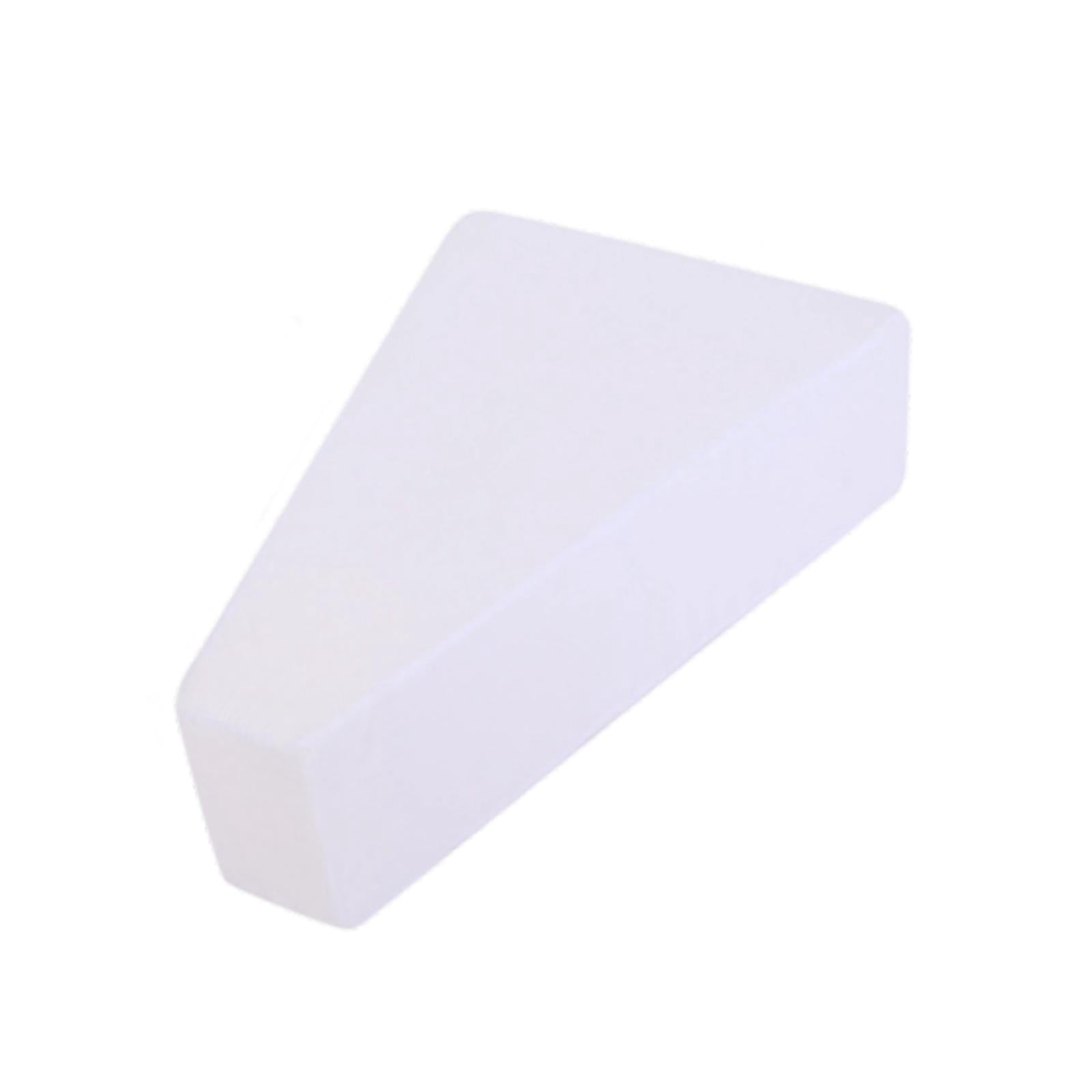 Wswqop Leg Elevating Pillow Ergonomic Trapezoid Foam Wedge Cushion Support Pad for Side White