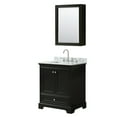 thumbnail image 6 of Wyndham Collection WCS202030SGBCMUNSMED Deborah 30" Free Standing Single Vanity Set - Dark, 6 of 7