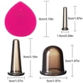 thumbnail image 2 of Juego de ventosas faciales para masaje facial y de ojos WEIHJMXG con 6 ventosas y Cepillo exfoliante, 2 of 2