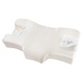 thumbnail image 2 of Almohada de espuma viscoelástica para dormir, para la espalda y el cuello, ideal para el dormitorio de mamá, regalos de cumpleaños Blanco, 2 of 9