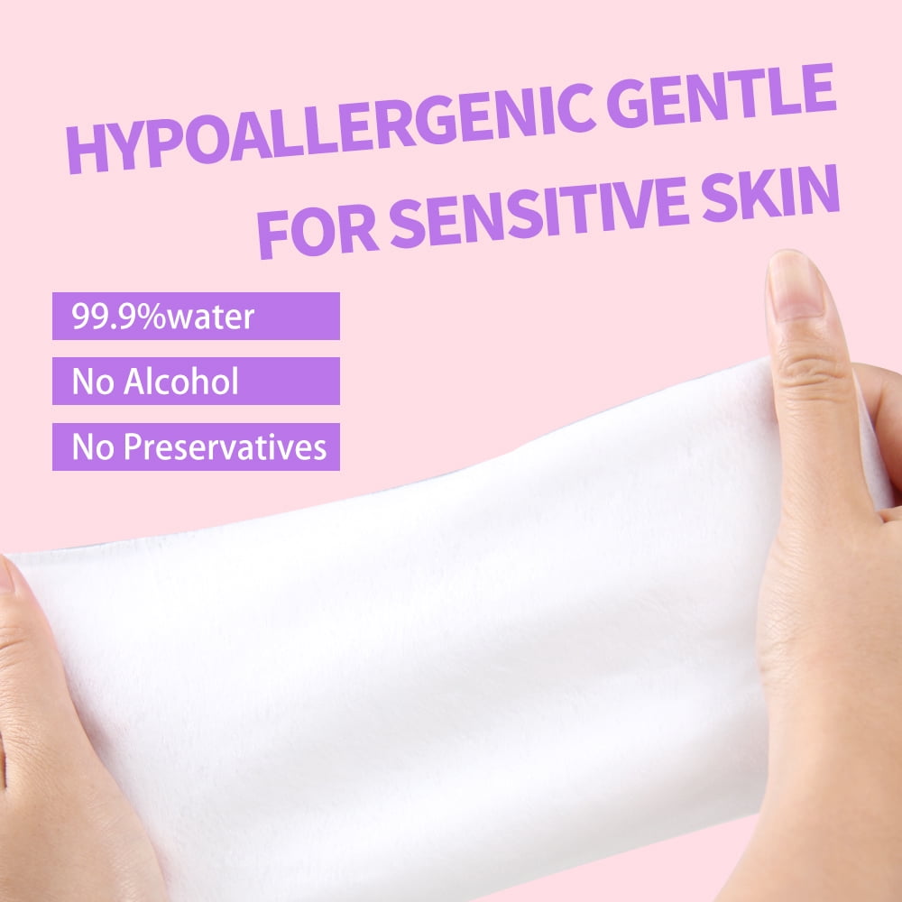 Mioszzi Gentle Daily Feminine Wipes, Hypoallergenic, Alcohol-Free, 6 Packs, 240 Total Count